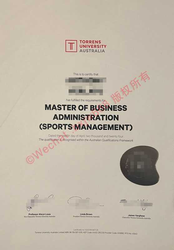 澳大利亚托伦斯大学毕业证文凭样本解析与大学深度介绍