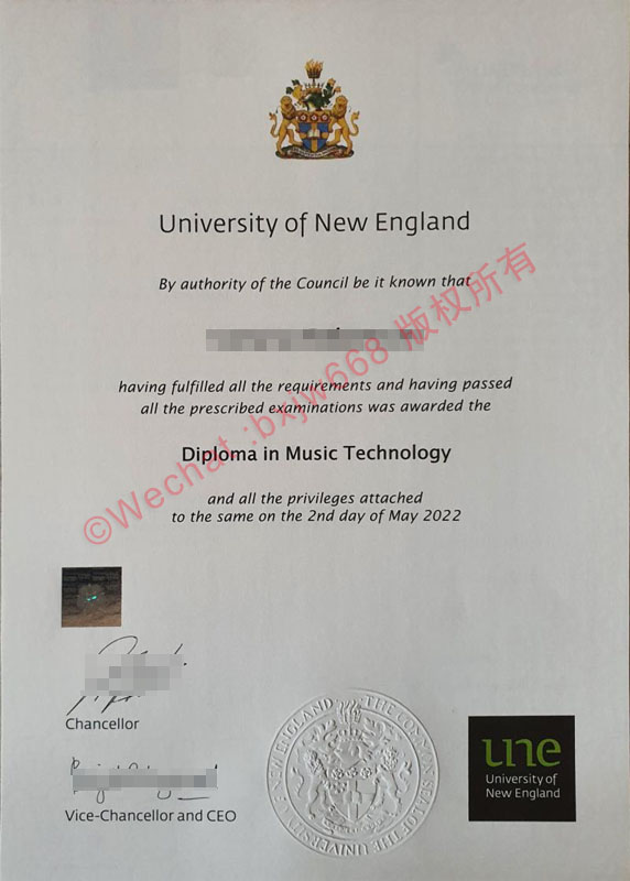 新英格兰大学（UNE）院校概况介绍与学位证书标准版式样本参考