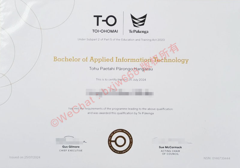 新西兰国立中部理工学院 (Toi Ohomai Institute of Technology) 办学愿景、多校区空间特征与官方文凭防伪排版规范研究