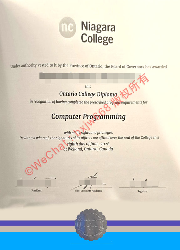 尼亚加拉学院毕业证(Niagara College diploma)
