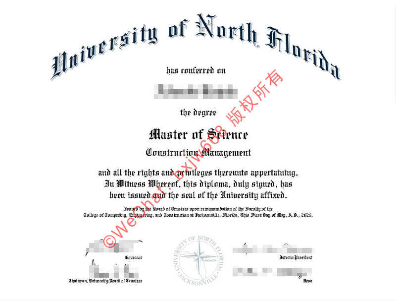 北佛罗里达大学毕业证(University of North Florida diploma / Certificate of Degree)真伪视觉特征与海外学历回国核验指南