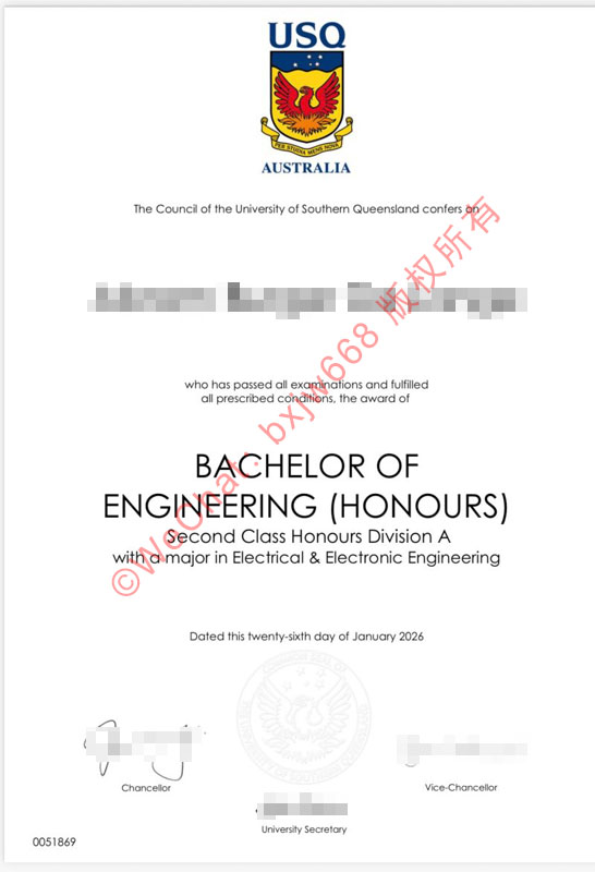 南昆士兰大学毕业证（University of Southern Queensland Diploma / Certificate of Degree）如何确保你的海外学历含金量？