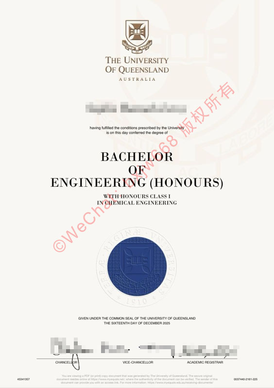澳洲昆士兰大学毕业证(UQ diploma/Certificate of Degree)核心教育优势与学术地位