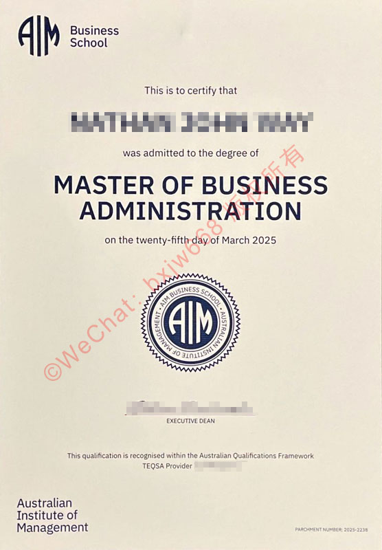 澳洲管理学院商学院毕业证(AIM Business School diploma)在职场晋升中的破局效应
