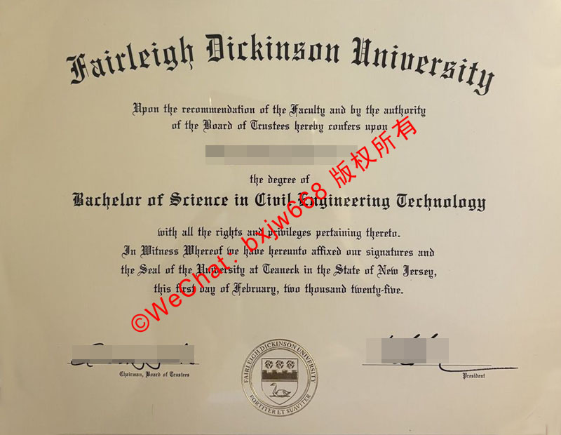 菲尔莱狄更斯大学毕业证(Fairleigh Dickinson University Diploma / Degree Certificate)破局全球科技与商界