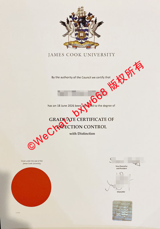 詹姆斯库克大学毕业证样本(澳洲jcu学位文凭证书样式展示)